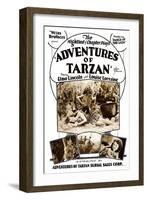 Adventures of Tarzan-null-Framed Art Print