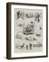 Adventures on the Thames in a Boyton Floating-Dress-null-Framed Giclee Print