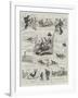 Adventures on the Thames in a Boyton Floating-Dress-null-Framed Giclee Print