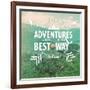 Adventures-The Saturday Evening Post-Framed Giclee Print