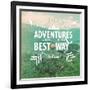 Adventures-The Saturday Evening Post-Framed Giclee Print