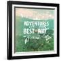 Adventures-The Saturday Evening Post-Framed Giclee Print