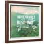 Adventures-The Saturday Evening Post-Framed Giclee Print