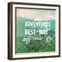 Adventures-The Saturday Evening Post-Framed Giclee Print