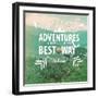 Adventures-The Saturday Evening Post-Framed Giclee Print