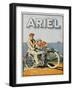 Adverisement for Ariel Motorbikes-null-Framed Art Print