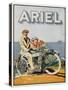 Adverisement for Ariel Motorbikes-null-Stretched Canvas