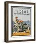 Adverisement for Ariel Motorbikes-null-Framed Art Print