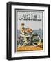 Adverisement for Ariel Motorbikes-null-Framed Art Print