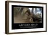 Adversidad. Cita Inspiradora Y Póster Motivacional-null-Framed Photographic Print