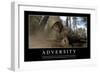 Adversity: Inspirational Quote and Motivational Poster-null-Framed Photographic Print