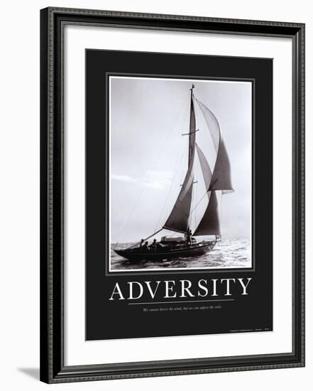 Adversity-null-Framed Art Print