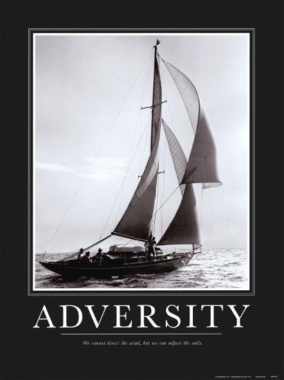 Adversity-null-Lamina Framed Art Print