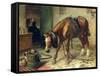 Adversity-Edwin Henry Landseer-Framed Stretched Canvas