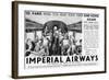 Advert, Air to Paris 1934-null-Framed Art Print