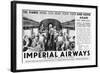 Advert, Air to Paris 1934-null-Framed Art Print