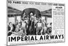 Advert, Air to Paris 1934-null-Mounted Art Print