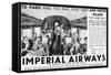 Advert, Air to Paris 1934-null-Framed Stretched Canvas