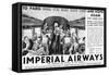 Advert, Air to Paris 1934-null-Framed Stretched Canvas