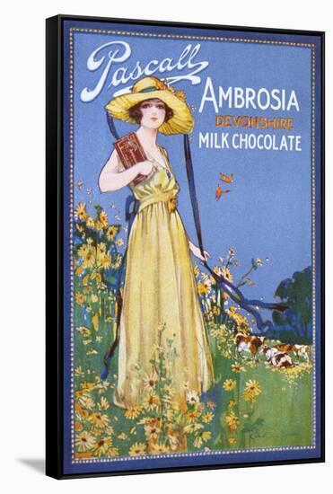 Advert, Devonshire Choc-null-Framed Stretched Canvas