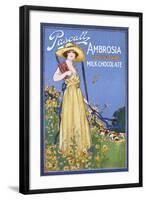 Advert, Devonshire Choc-null-Framed Art Print