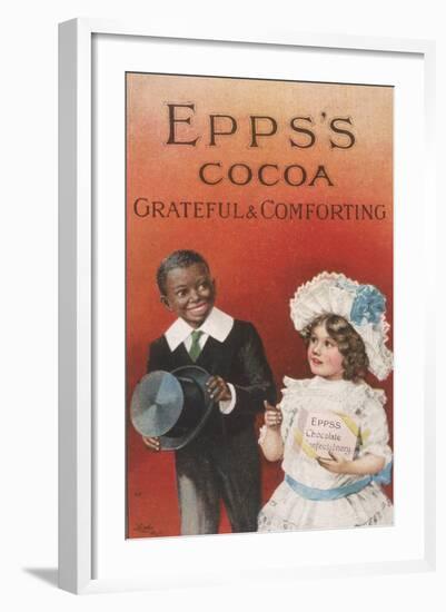 Advert, Epps's Cocoa-null-Framed Art Print