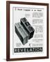 Advert Fo Revelation Suitcases 1937-null-Framed Art Print