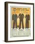 Advert for American Men's Suits, Page from the Sears, Roebuck Catalogue of 1931-32-null-Framed Giclee Print