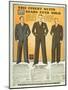 Advert for American Men's Suits, Page from the Sears, Roebuck Catalogue of 1931-32-null-Mounted Giclee Print