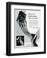 Advert for Aristoc Stockings 1936-null-Framed Art Print