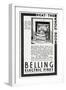 Advert for Belling Eletctric Fires-null-Framed Art Print