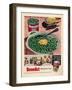 Advert for Benedict Processed Peas, 1951-null-Framed Giclee Print