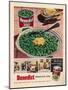 Advert for Benedict Processed Peas, 1951-null-Mounted Giclee Print