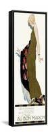 Advert for Bon Marche 1920S-René Vincent-Framed Stretched Canvas