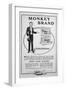 Advert for Brooke's Monkey Brand Soap, 1918-null-Framed Giclee Print