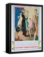 Advert for Celanese Fashion Fabrics, 1928-null-Framed Stretched Canvas