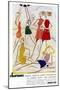 Advert for Charnaux Women's Beachwear 1935-null-Mounted Art Print