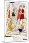 Advert for Charnaux Women's Beachwear 1935-null-Mounted Premium Giclee Print