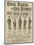 Advert for Chas Baker and Co's Stores-null-Mounted Giclee Print