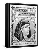 Advert for Cherry Blossom Toiletries, 1893-null-Framed Stretched Canvas