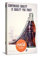 Advert for Coco-Cola, 1947-null-Stretched Canvas