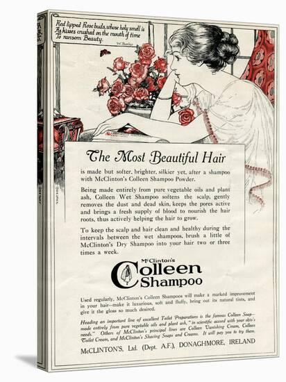 Advert for Colleen Shampoo 1918-null-Stretched Canvas
