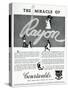 Advert for Courtaulds Rayons 1936-null-Stretched Canvas