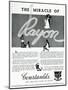 Advert for Courtaulds Rayons 1936-null-Mounted Art Print