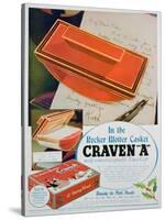 Advert for Craven 'A' Cigarettes, 1936-null-Stretched Canvas