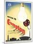 Advert for 'Crompton' Lightbulbs-null-Mounted Giclee Print