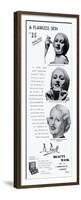 Advert for de Bret Beauty Masks 1934-null-Framed Premium Giclee Print