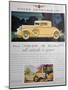 Advert for Dodge Cars, 1931-null-Mounted Giclee Print