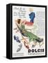 Advert for Dolcis Shoes 1936-null-Framed Stretched Canvas