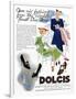 Advert for Dolcis Shoes 1946-null-Framed Art Print